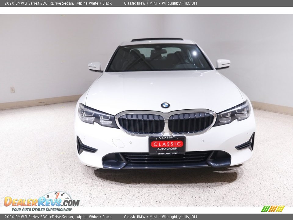 2020 BMW 3 Series 330i xDrive Sedan Alpine White / Black Photo #2