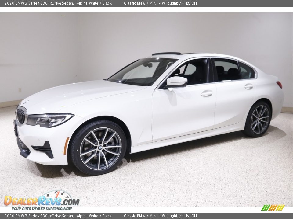 2020 BMW 3 Series 330i xDrive Sedan Alpine White / Black Photo #3