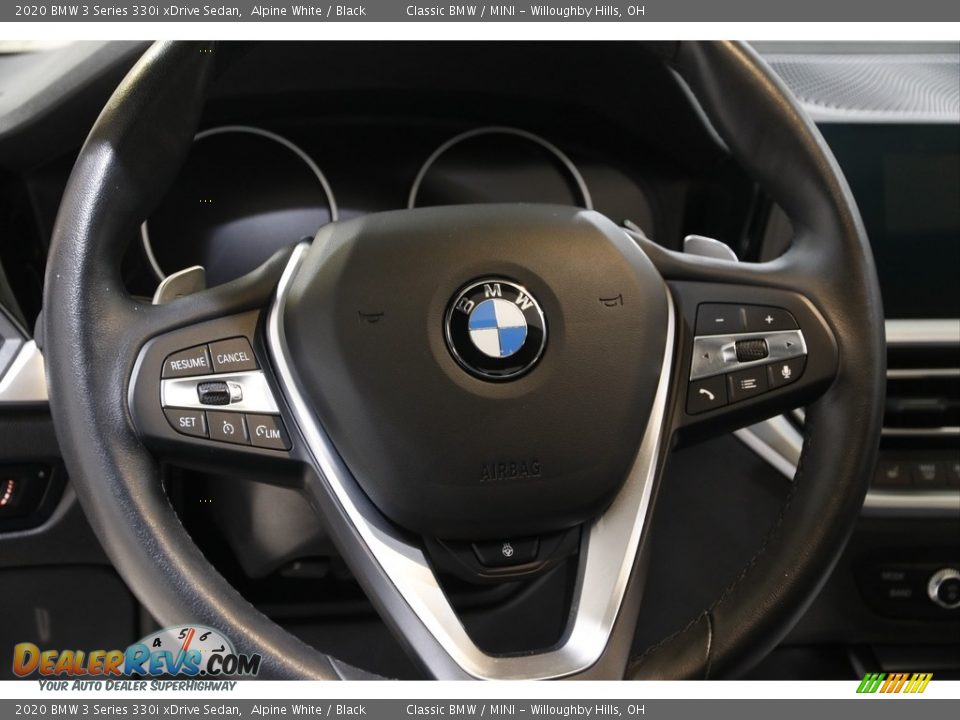 2020 BMW 3 Series 330i xDrive Sedan Alpine White / Black Photo #7