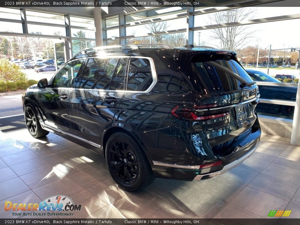 2023 BMW X7 xDrive40i Black Sapphire Metallic / Tartufo Photo #2