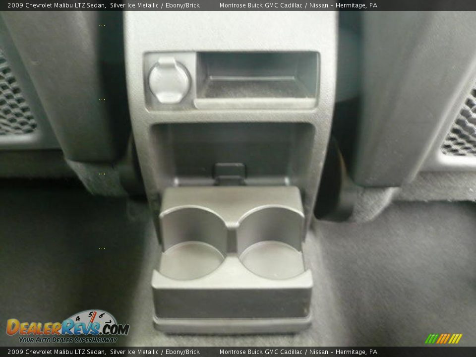 2009 Chevrolet Malibu LTZ Sedan Silver Ice Metallic / Ebony/Brick Photo #14