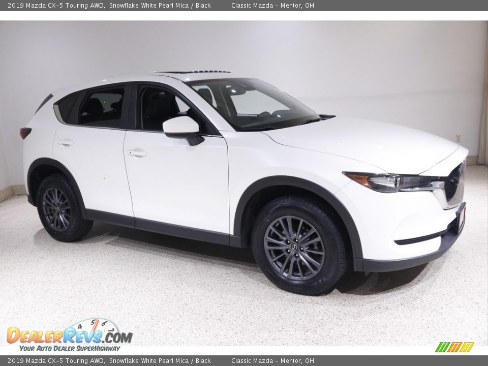 2019 Mazda CX-5 Touring AWD Snowflake White Pearl Mica / Black Photo #1