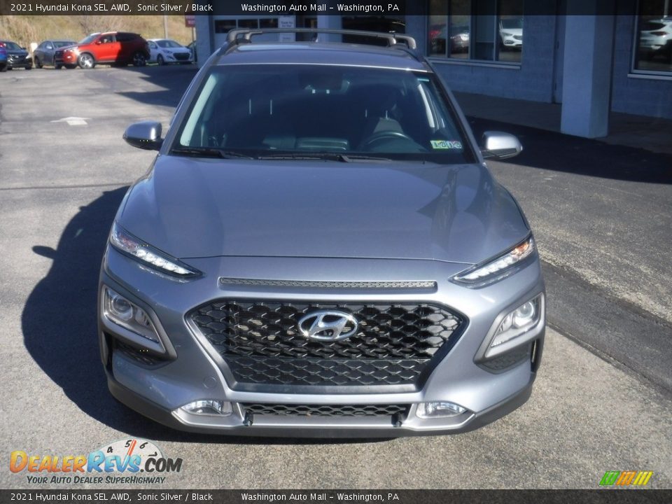 2021 Hyundai Kona SEL AWD Sonic Silver / Black Photo #5