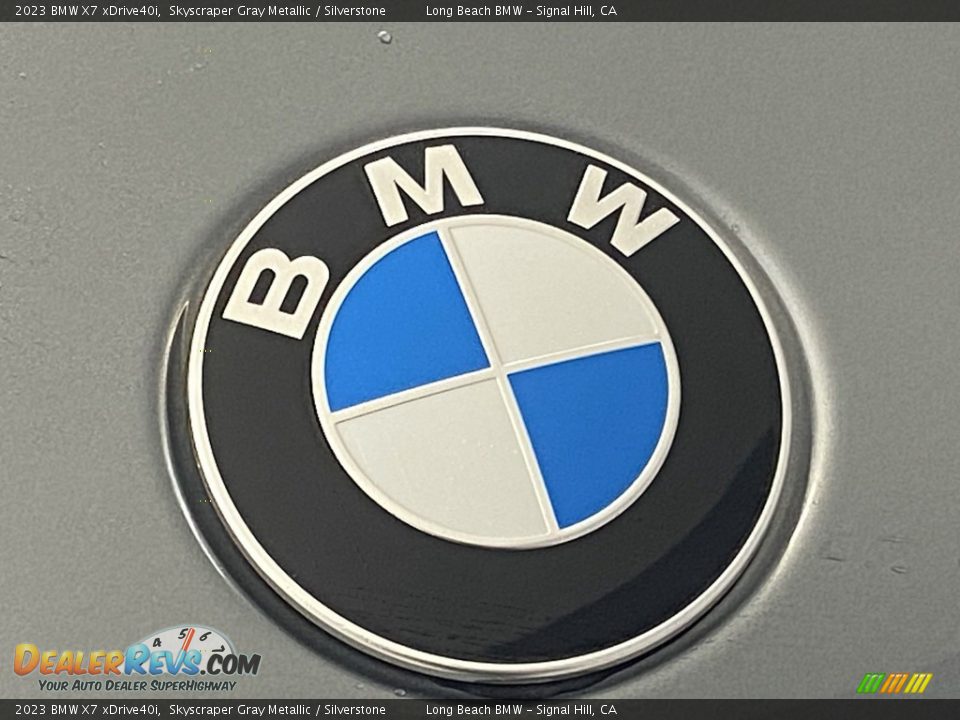 2023 BMW X7 xDrive40i Skyscraper Gray Metallic / Silverstone Photo #5