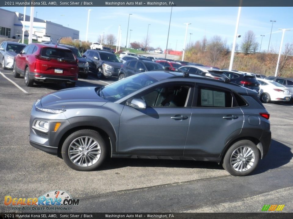 2021 Hyundai Kona SEL AWD Sonic Silver / Black Photo #6