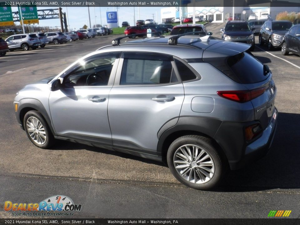 2021 Hyundai Kona SEL AWD Sonic Silver / Black Photo #7