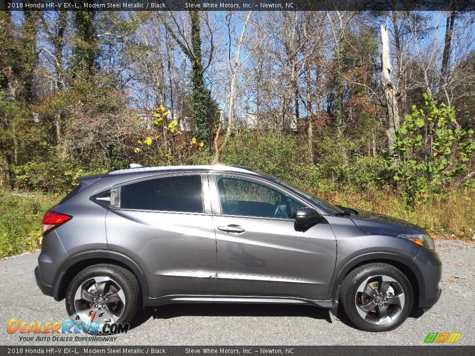 2018 Honda HR-V EX-L Modern Steel Metallic / Black Photo #5