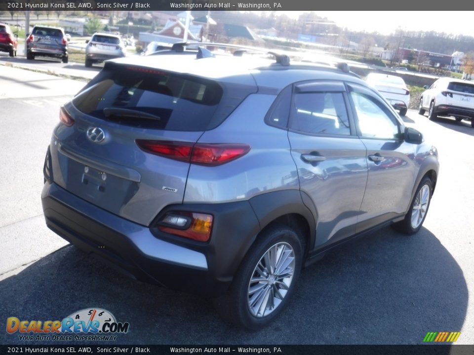 2021 Hyundai Kona SEL AWD Sonic Silver / Black Photo #9