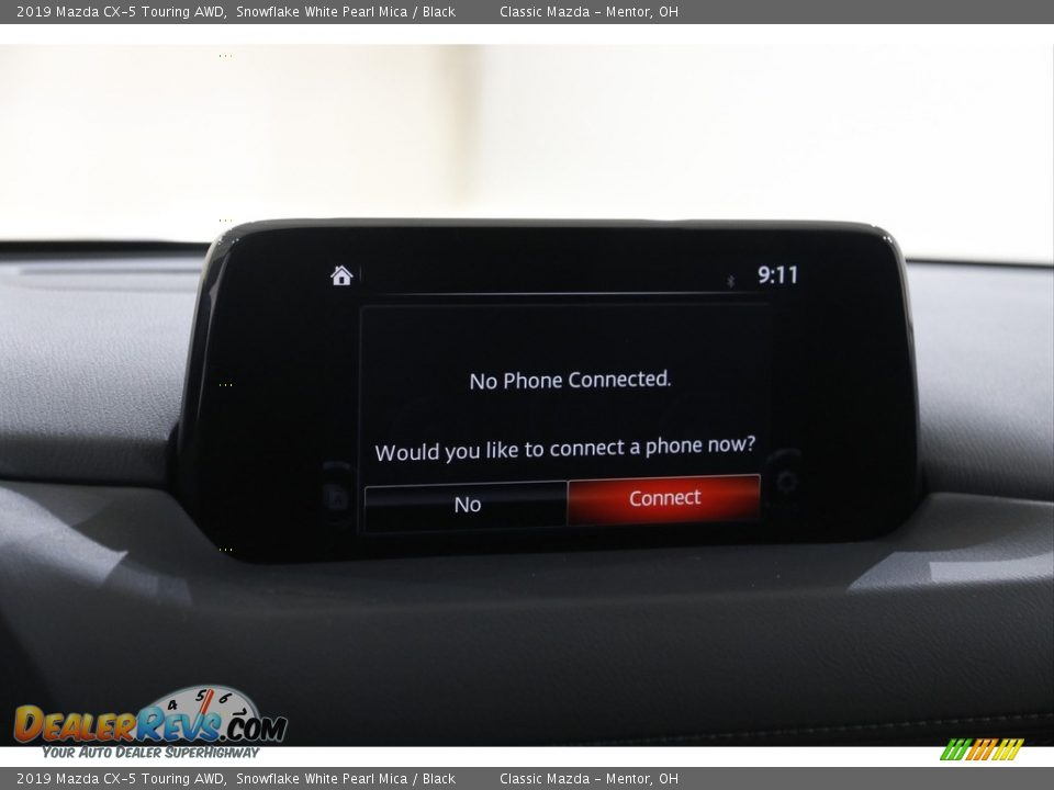 2019 Mazda CX-5 Touring AWD Snowflake White Pearl Mica / Black Photo #10