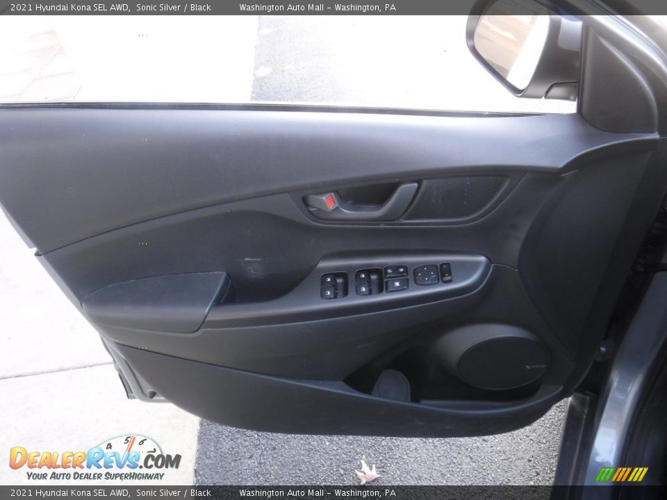 2021 Hyundai Kona SEL AWD Sonic Silver / Black Photo #11