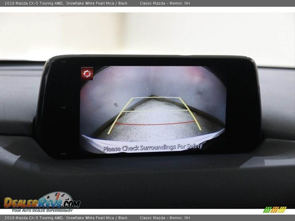 2019 Mazda CX-5 Touring AWD Snowflake White Pearl Mica / Black Photo #12