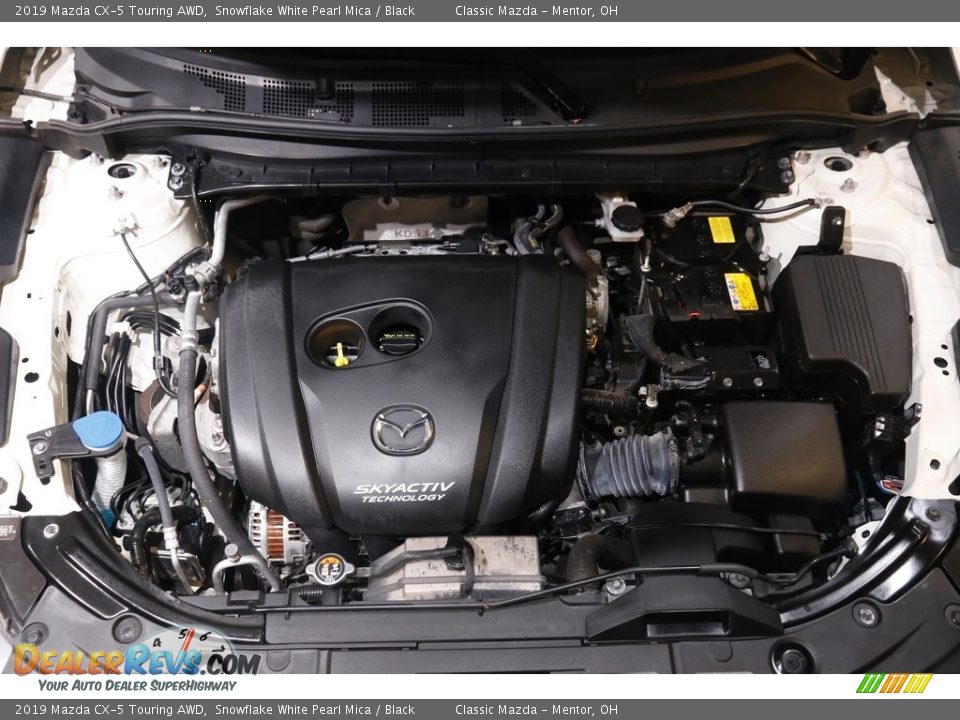2019 Mazda CX-5 Touring AWD Snowflake White Pearl Mica / Black Photo #19