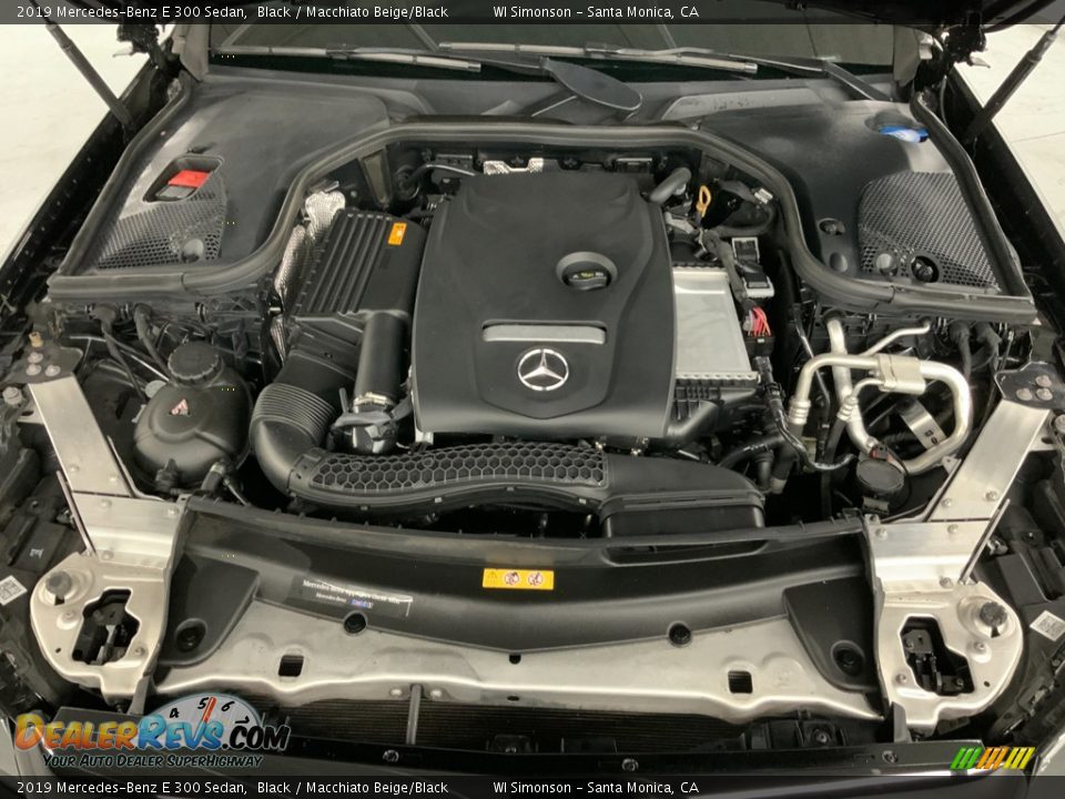 2019 Mercedes-Benz E 300 Sedan Black / Macchiato Beige/Black Photo #18