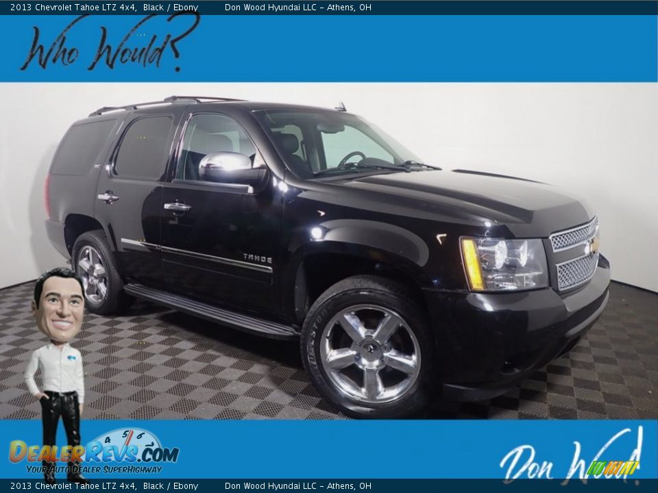 2013 Chevrolet Tahoe LTZ 4x4 Black / Ebony Photo #1