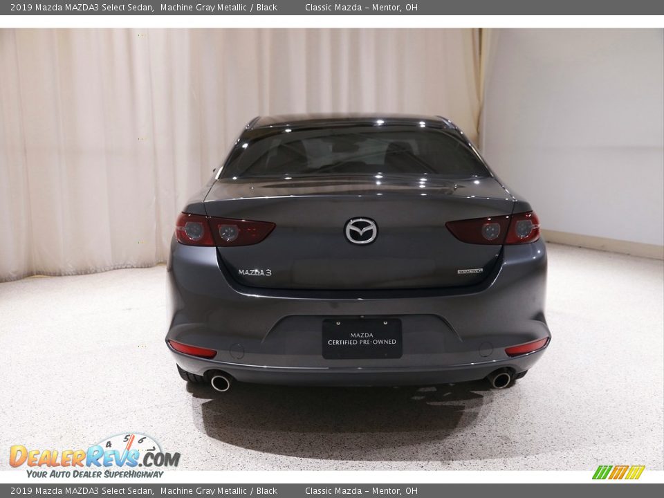 2019 Mazda MAZDA3 Select Sedan Machine Gray Metallic / Black Photo #19