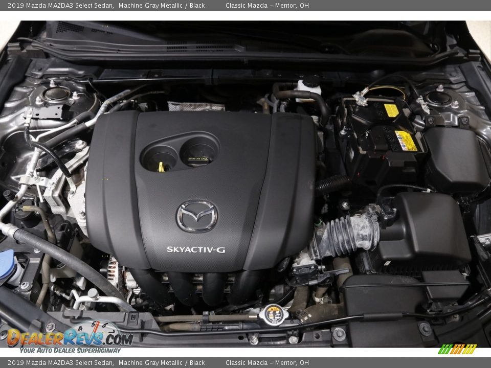 2019 Mazda MAZDA3 Select Sedan Machine Gray Metallic / Black Photo #20