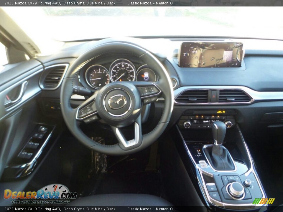 2023 Mazda CX-9 Touring AWD Deep Crystal Blue Mica / Black Photo #4