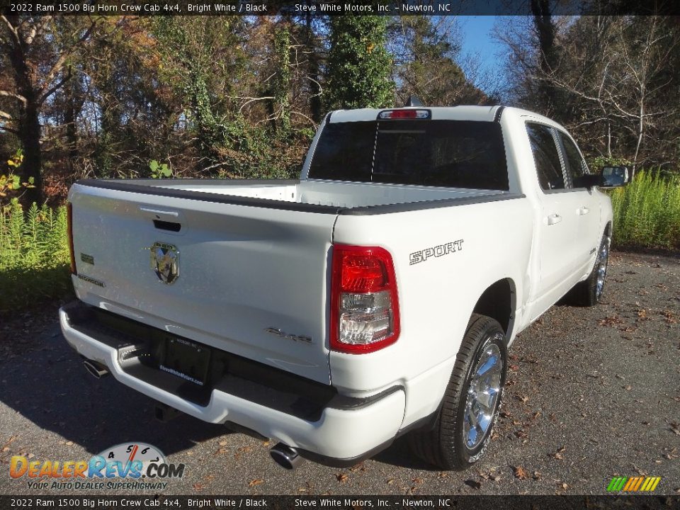 2022 Ram 1500 Big Horn Crew Cab 4x4 Bright White / Black Photo #6