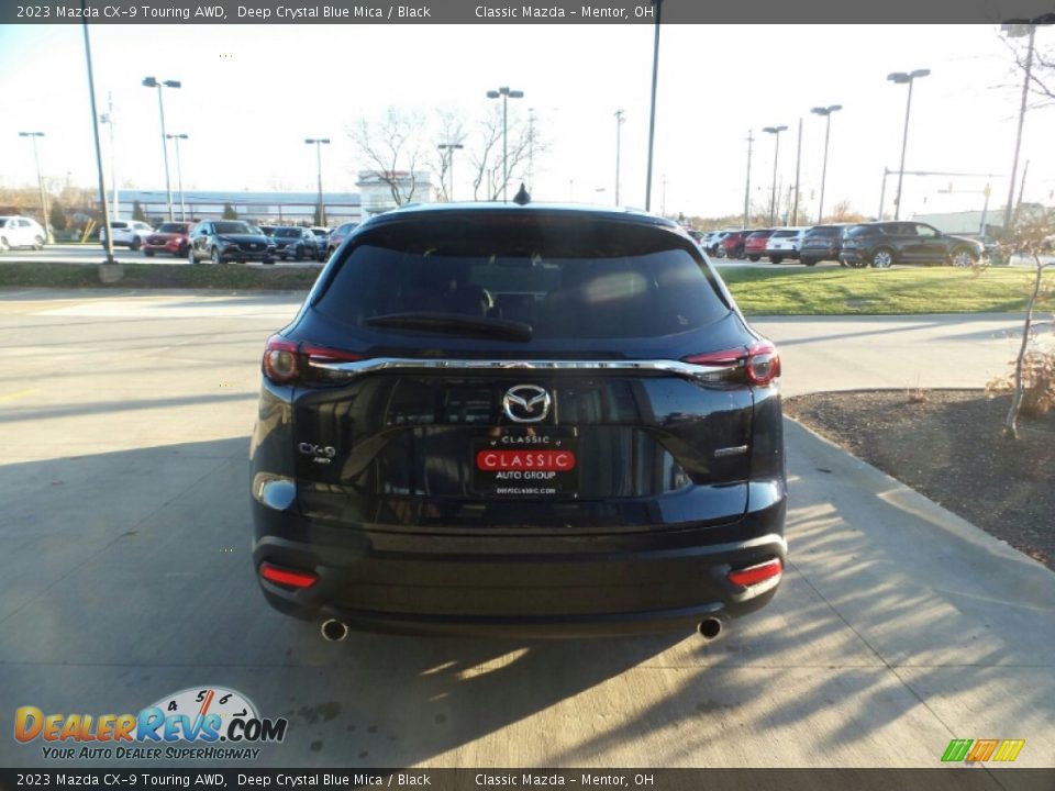 2023 Mazda CX-9 Touring AWD Deep Crystal Blue Mica / Black Photo #5