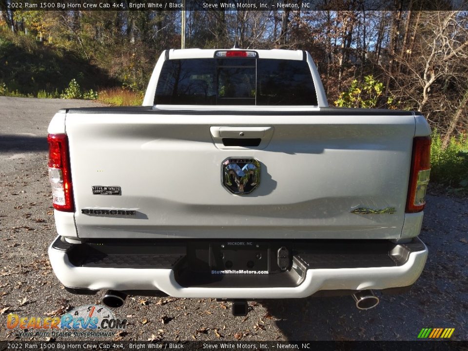 2022 Ram 1500 Big Horn Crew Cab 4x4 Bright White / Black Photo #7