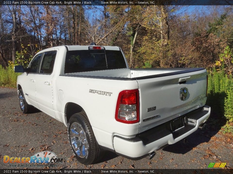 2022 Ram 1500 Big Horn Crew Cab 4x4 Bright White / Black Photo #9