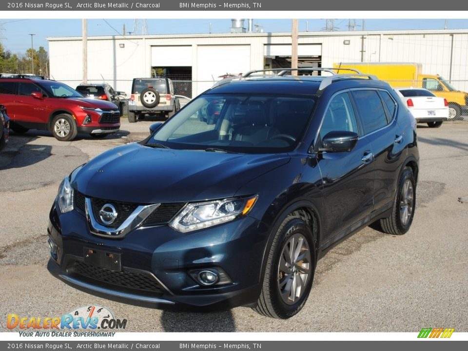 2016 Nissan Rogue SL Arctic Blue Metallic / Charcoal Photo #1