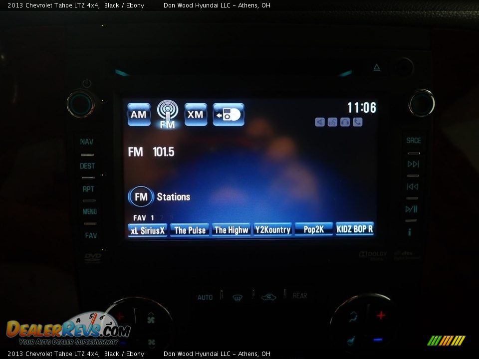 2013 Chevrolet Tahoe LTZ 4x4 Black / Ebony Photo #27