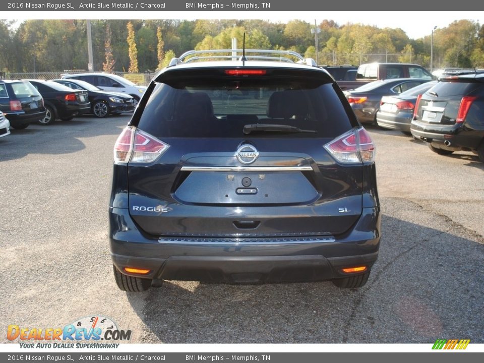 2016 Nissan Rogue SL Arctic Blue Metallic / Charcoal Photo #4