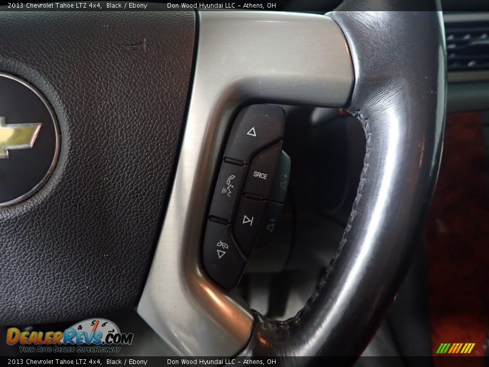 2013 Chevrolet Tahoe LTZ 4x4 Black / Ebony Photo #31