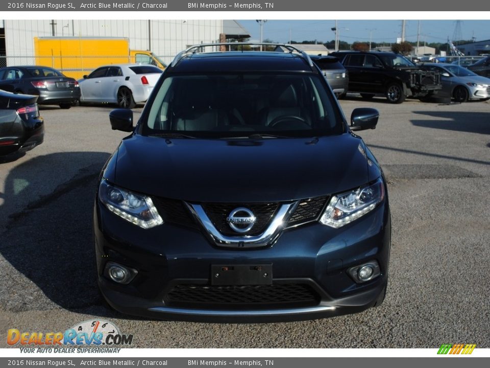 2016 Nissan Rogue SL Arctic Blue Metallic / Charcoal Photo #8