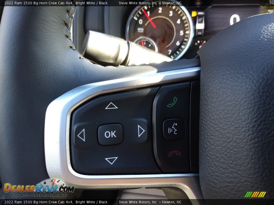 2022 Ram 1500 Big Horn Crew Cab 4x4 Bright White / Black Photo #19