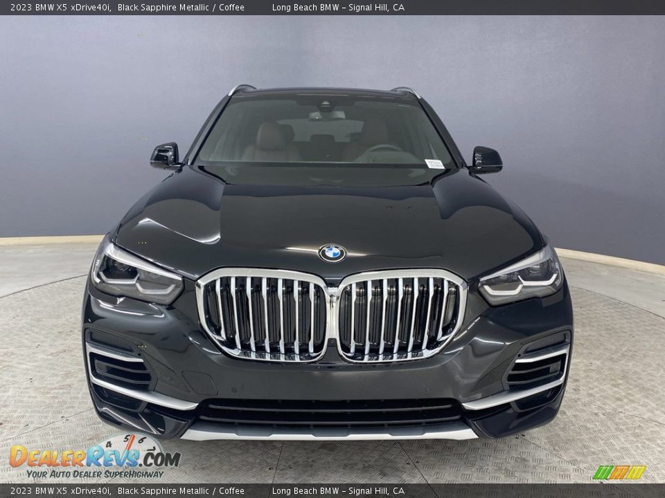 2023 BMW X5 xDrive40i Black Sapphire Metallic / Coffee Photo #2