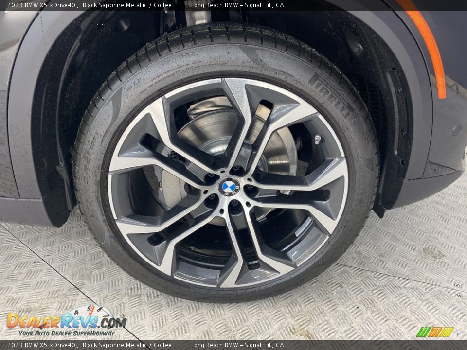 2023 BMW X5 xDrive40i Black Sapphire Metallic / Coffee Photo #3