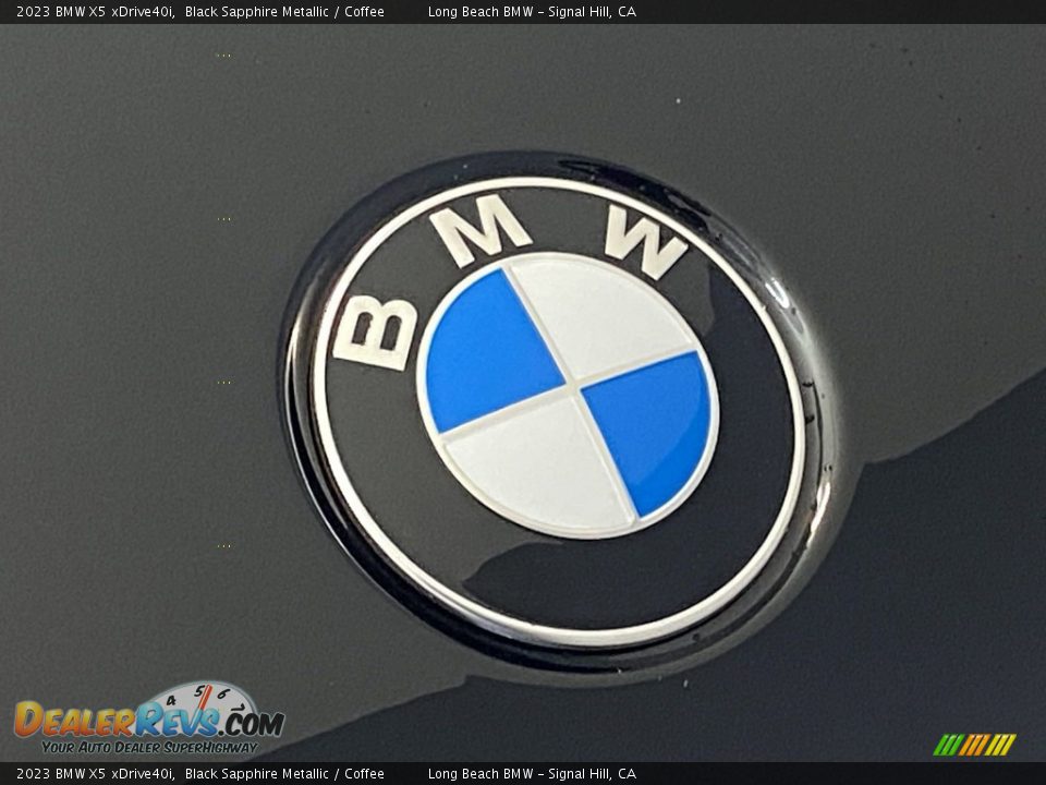2023 BMW X5 xDrive40i Black Sapphire Metallic / Coffee Photo #5