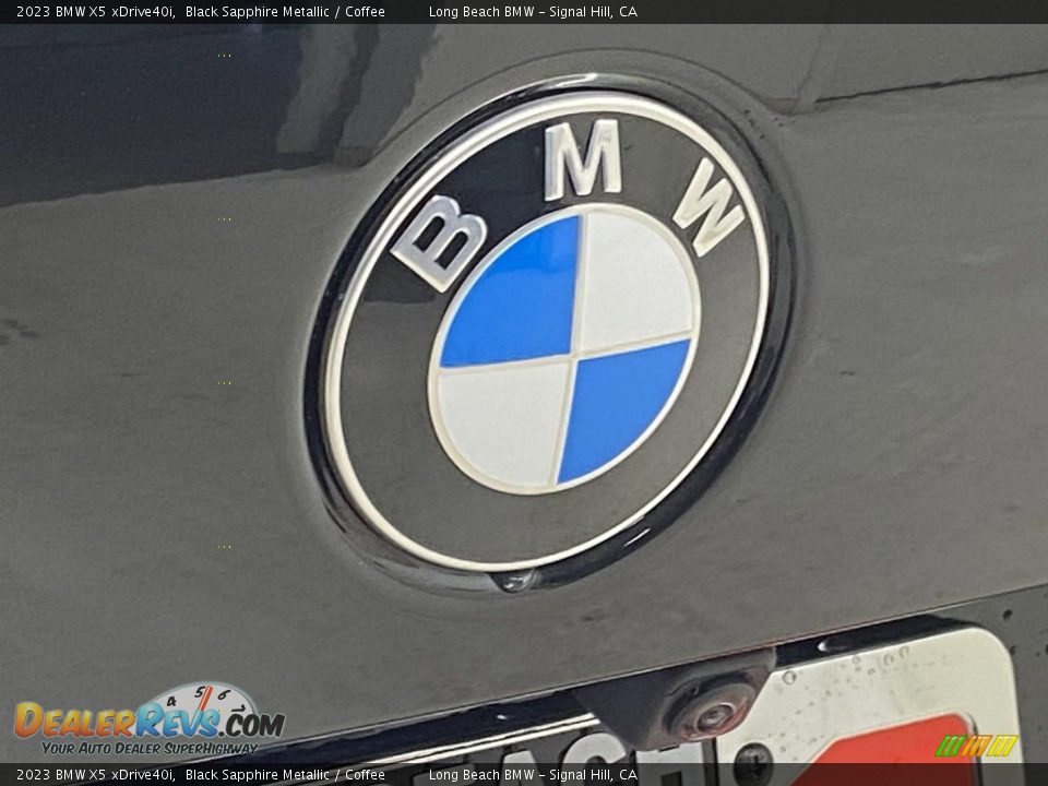 2023 BMW X5 xDrive40i Black Sapphire Metallic / Coffee Photo #7