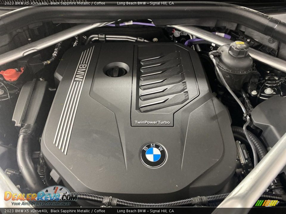 2023 BMW X5 xDrive40i Black Sapphire Metallic / Coffee Photo #9