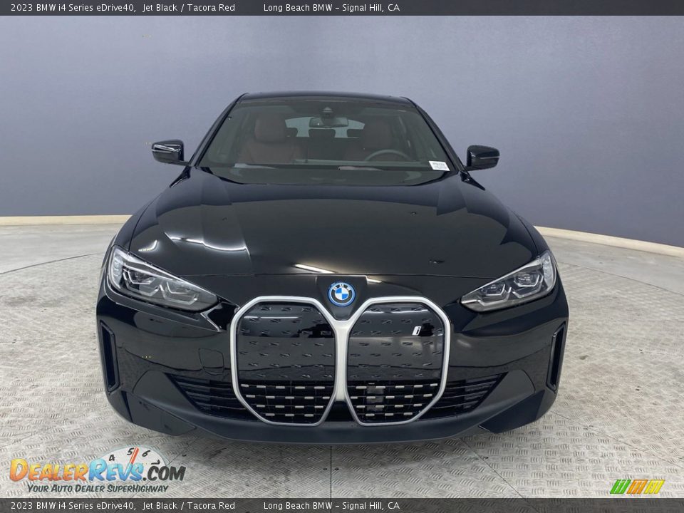 2023 BMW i4 Series eDrive40 Jet Black / Tacora Red Photo #2