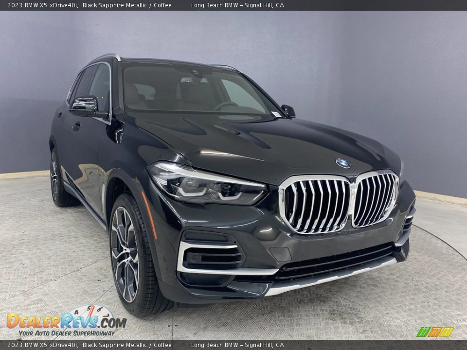 2023 BMW X5 xDrive40i Black Sapphire Metallic / Coffee Photo #26