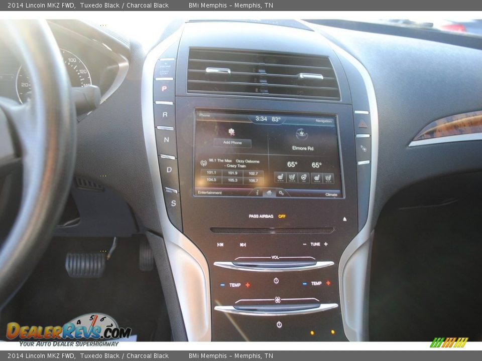 2014 Lincoln MKZ FWD Tuxedo Black / Charcoal Black Photo #12