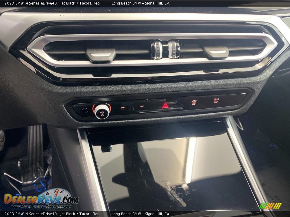 2023 BMW i4 Series eDrive40 Jet Black / Tacora Red Photo #21