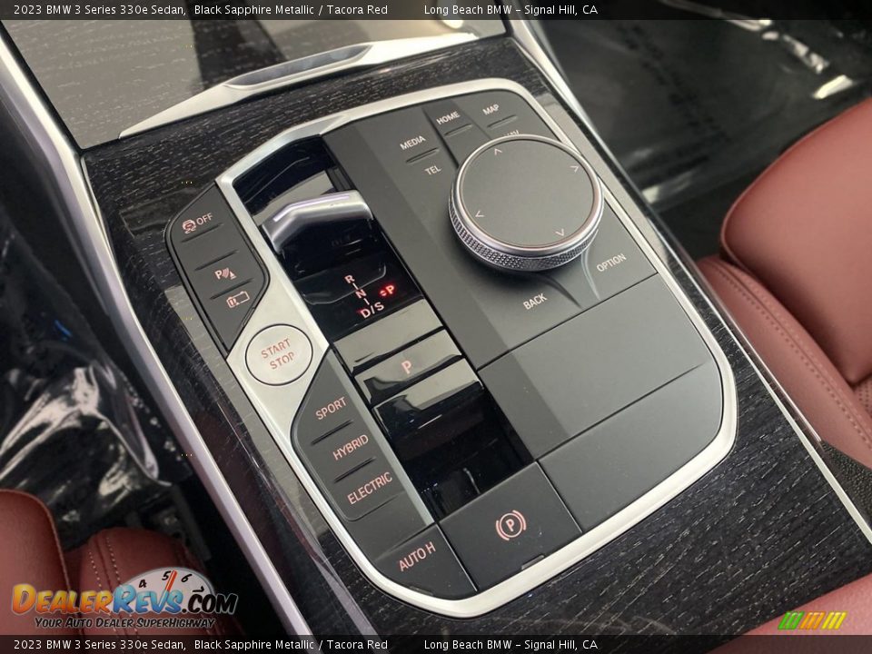 2023 BMW 3 Series 330e Sedan Black Sapphire Metallic / Tacora Red Photo #21