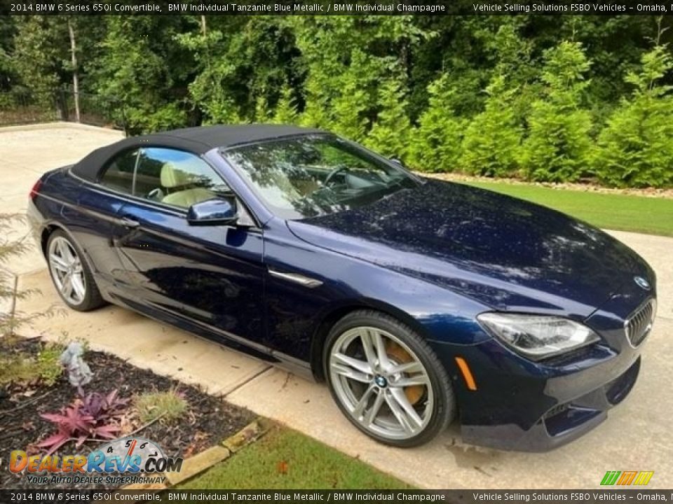 Front 3/4 View of 2014 BMW 6 Series 650i Convertible Photo #6