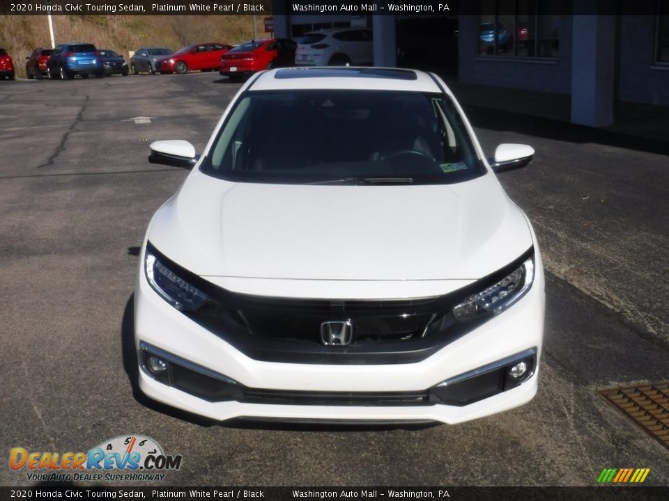 2020 Honda Civic Touring Sedan Platinum White Pearl / Black Photo #5