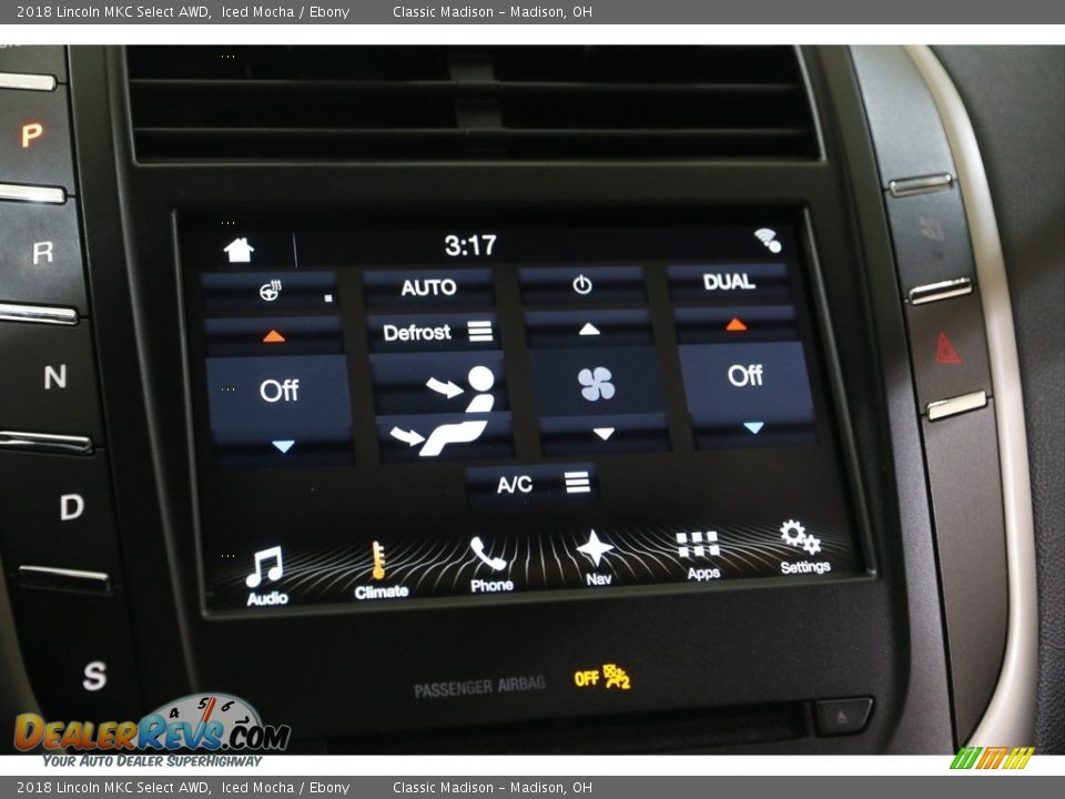 Controls of 2018 Lincoln MKC Select AWD Photo #12