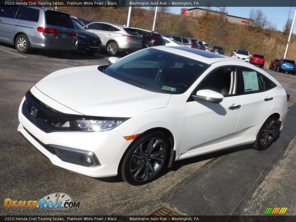 2020 Honda Civic Touring Sedan Platinum White Pearl / Black Photo #6