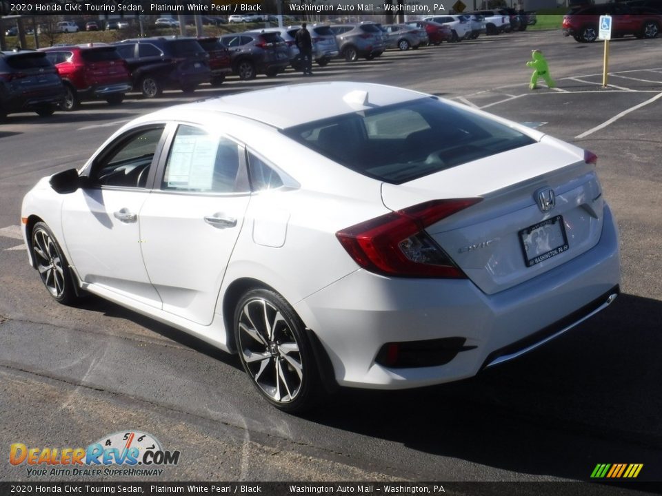 2020 Honda Civic Touring Sedan Platinum White Pearl / Black Photo #8