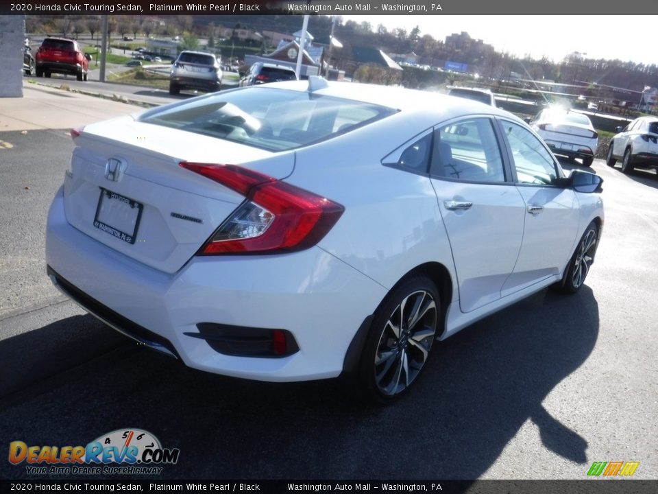 2020 Honda Civic Touring Sedan Platinum White Pearl / Black Photo #11