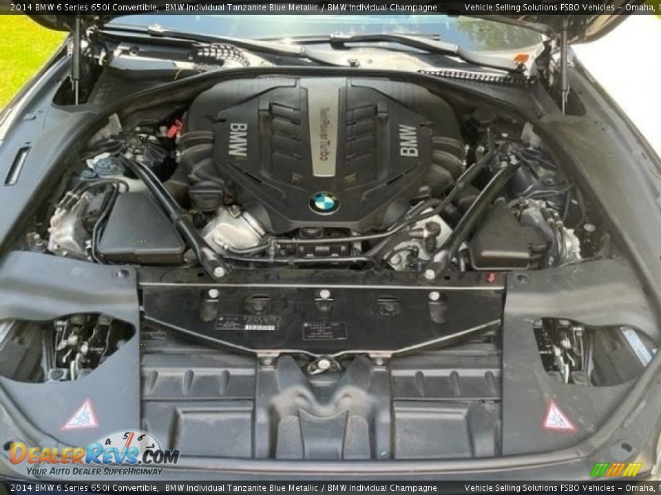2014 BMW 6 Series 650i Convertible 4.4 Liter DI TwinPower Turbocharged DOHC 32-Valve VVT V8 Engine Photo #24