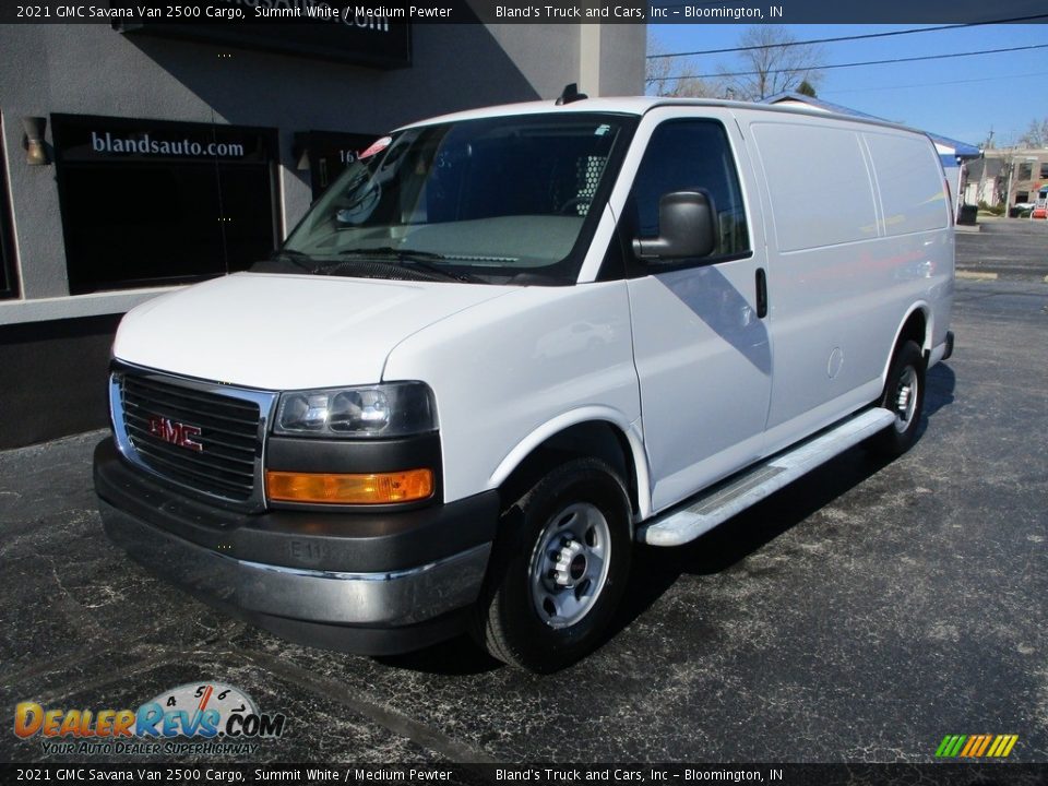 2021 GMC Savana Van 2500 Cargo Summit White / Medium Pewter Photo #2