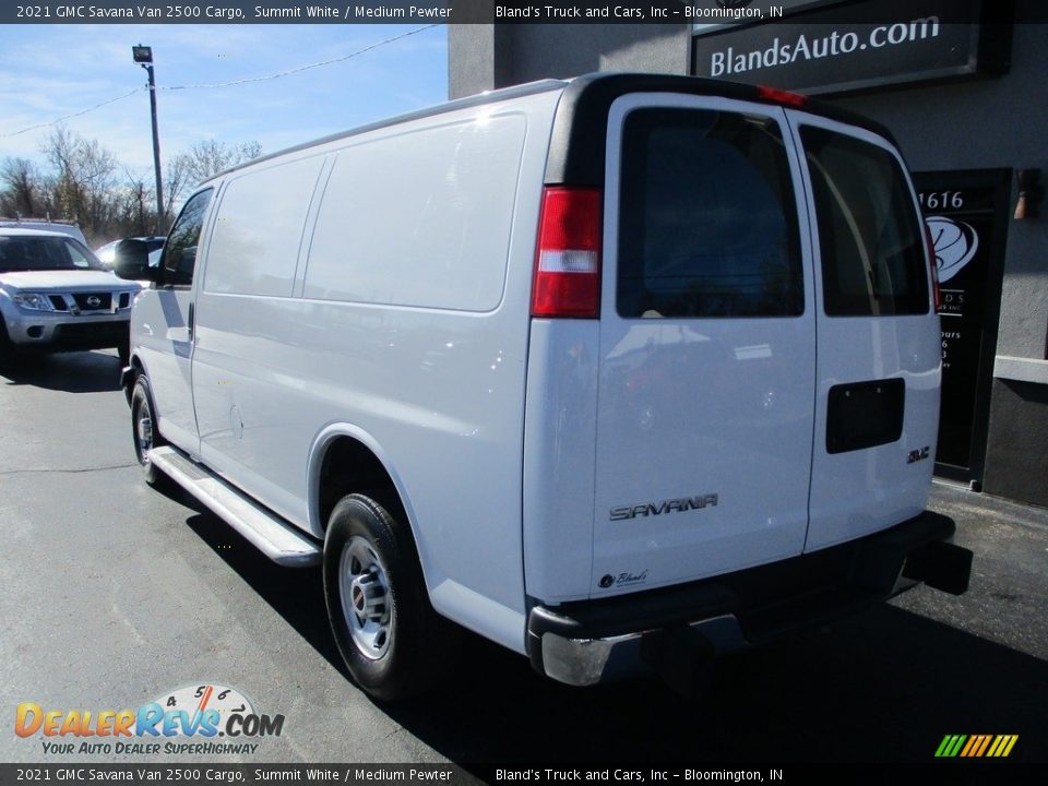 2021 GMC Savana Van 2500 Cargo Summit White / Medium Pewter Photo #3